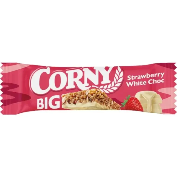 Corny Strawberry and white  chocolate - 40 gm