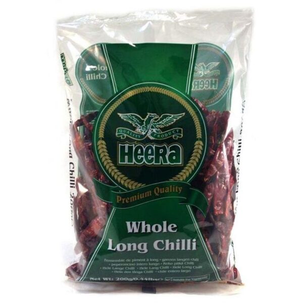 Heera whole red chillies - 200 gm