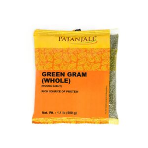 Patanjali Green moong dal/Cherupayar - 500 gm