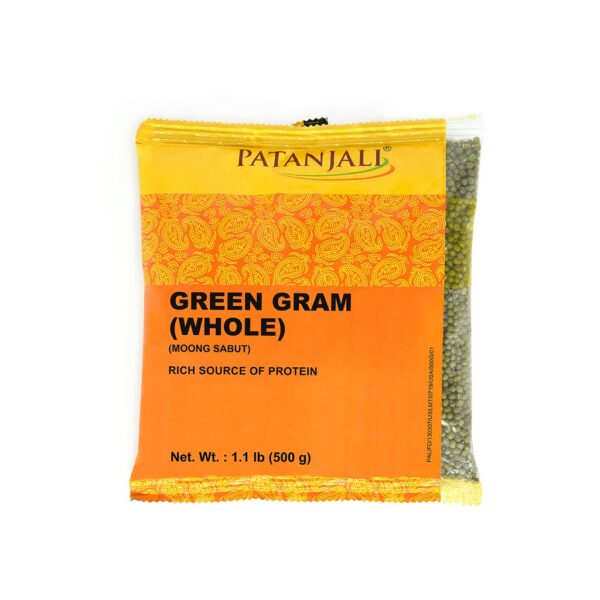 Patanjali Green moong dal/Cherupayar - 500 gm