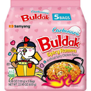 Buldak Hot chiicken flavour Ramen noodles