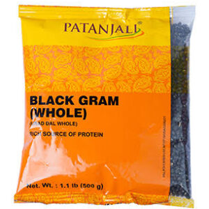 Patanjali Black Gram- Urad Dal Whole-500 gm