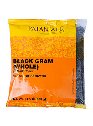 Patanjali Black Gram- Urad Dal Whole-500 gm