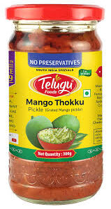 Telugu Foods Mango Thokku pickle- 300 gm
