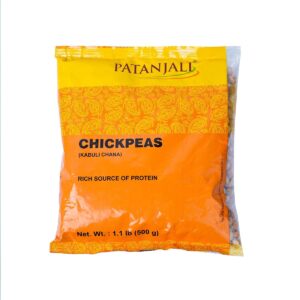 Patanjali White Chick Peas- Kabuli Chana- 500 gm